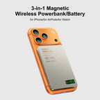 Wireless Magnetic Power Bank – Fast Charging Portable Battery for iPhone 12–17 Pro Max, Apple Watch & AirPods | 5000/10000mAh