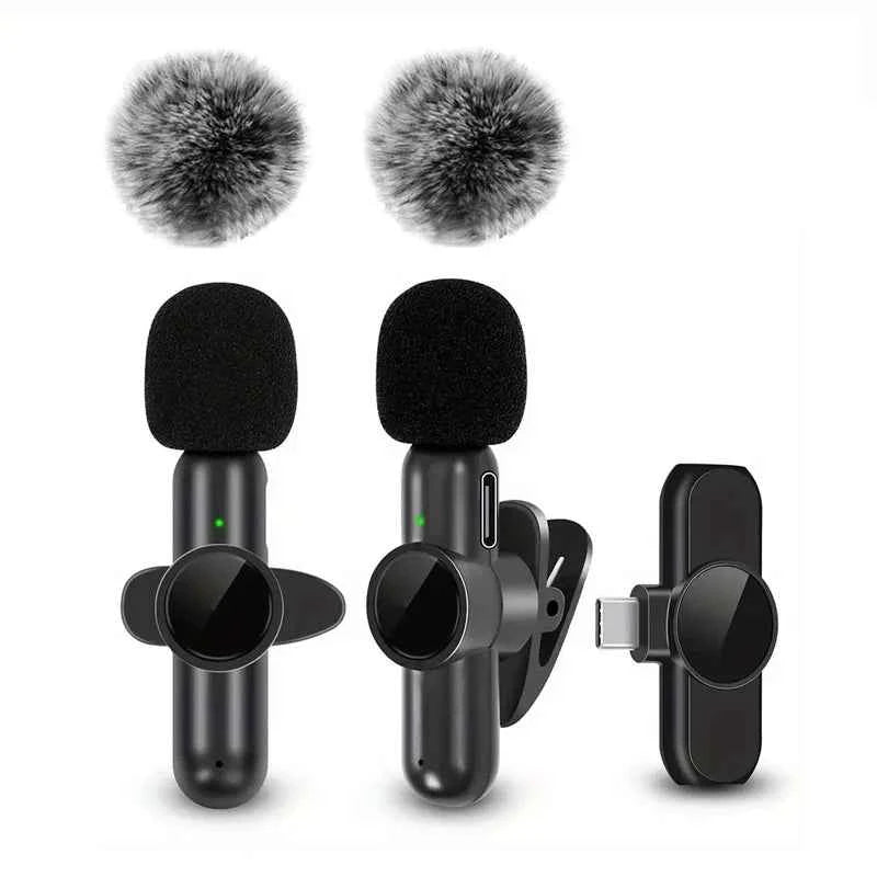 Rapuntek™ Wireless Lavalier Microphone – Plug & Play, 20m Range, 10H Battery | iPhone & USB-C