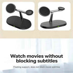 3-in-1 Magnetic Wireless Charging Station – MagSafe for iPhone 16/15/14/13/12, Apple Watch & AirPods Pro Fast Charge