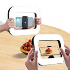 Portable Ring LED Selfie Light — Rabbit Cage Design | Live Streaming, Photography & Decoration