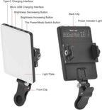 LED Clip-On Selfie & Video Conference Light – 3 Lighting Modes for iPhone, Laptop & Camera