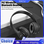 P47 Wireless Bluetooth Headphones – Foldable HiFi Bass Stereo with Microphone for Smartphones, TV & Gaming