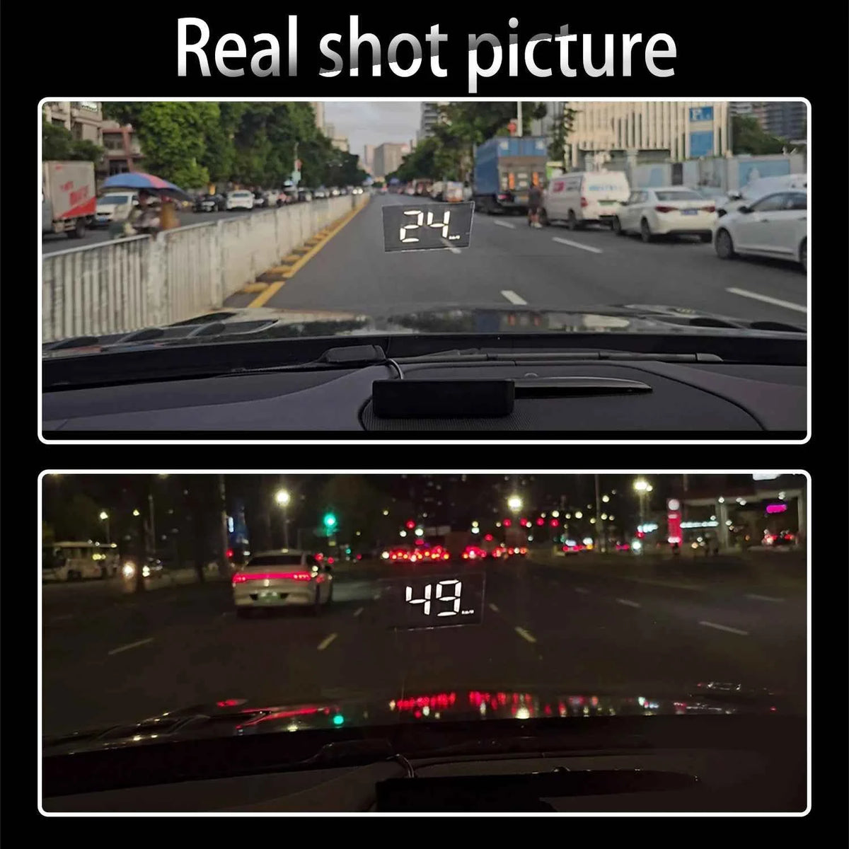 M2 GPS Car Head-Up Display – HD Windshield Speedometer Projector, Universal Fit