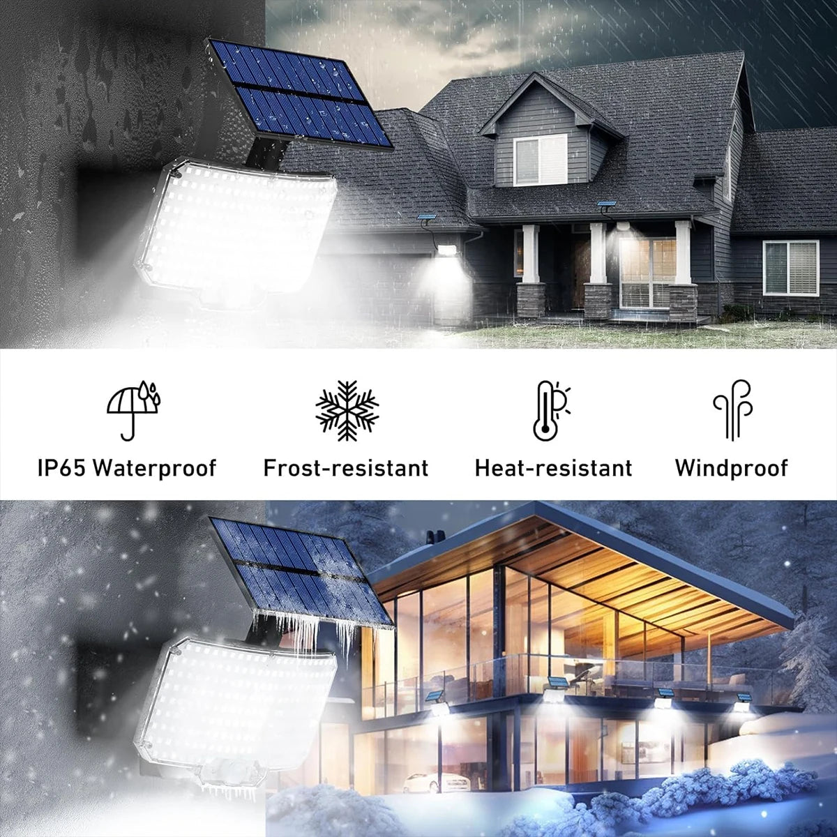 Solar Security Flood Light | 234 LED, 3 Modes, Motion Sensor, Remote, IP65