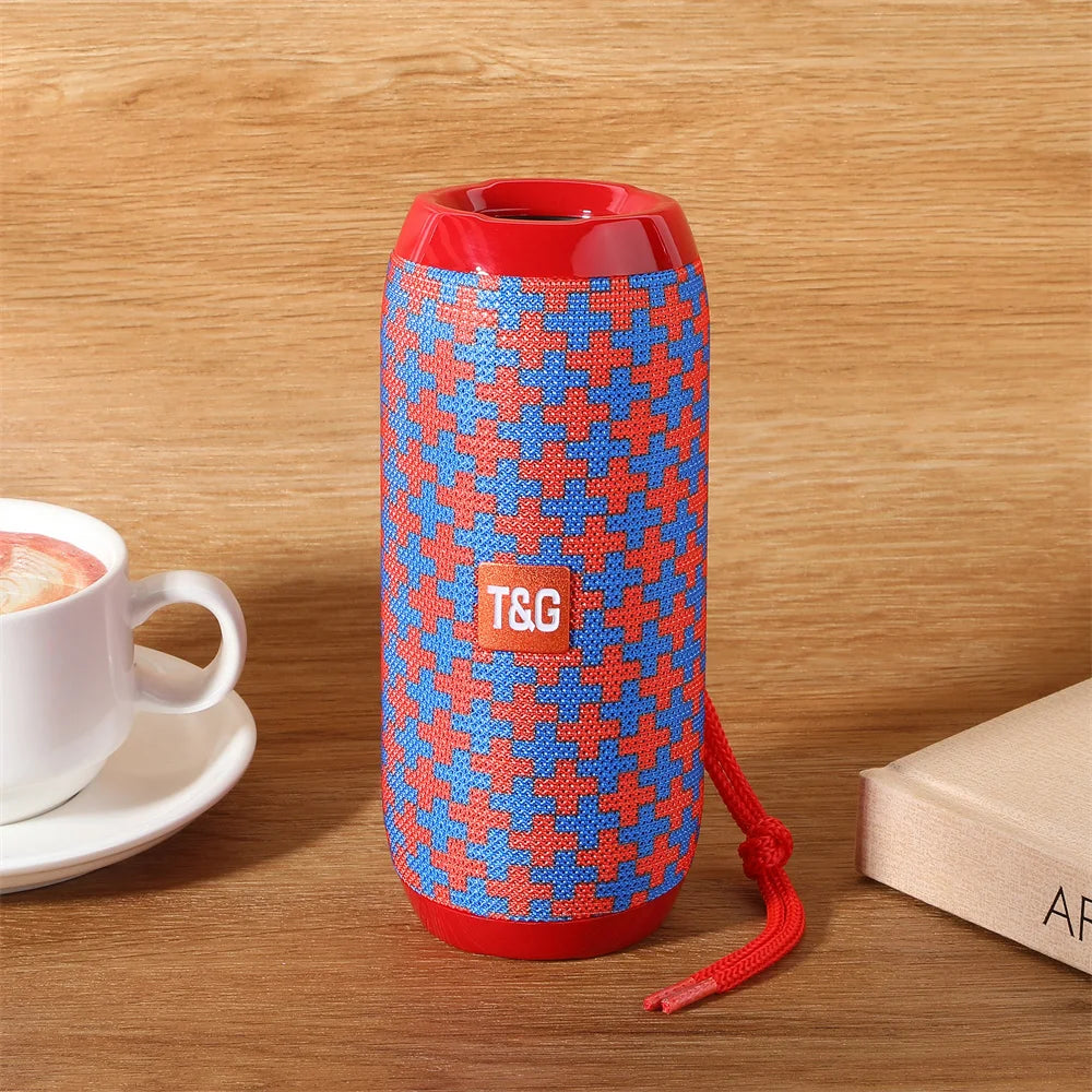 Portable Wireless Bluetooth Speaker – Subwoofer Bass, FM Radio, Hands-Free for Smartphones & Outdoor Use
