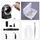 47-Piece Camera Cleaning Kit — DSLR Lens & Sensor Cleaning Set for Sony, Nikon, Canon & Fujifilm