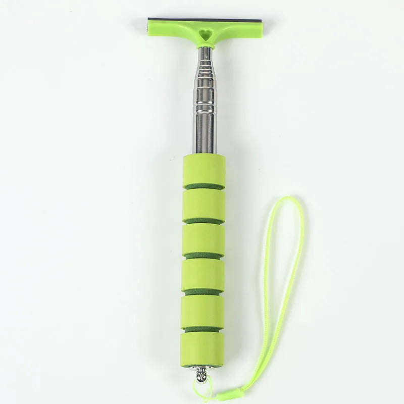 Telescopic Car Rearview Mirror Wiper – Handheld Glass Squeegee