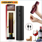 Electric Wine Bottle Opener – Rechargeable Automatic Corkscrew