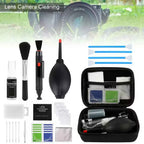 47-Piece Camera Cleaning Kit — DSLR Lens & Sensor Cleaning Set for Sony, Nikon, Canon & Fujifilm