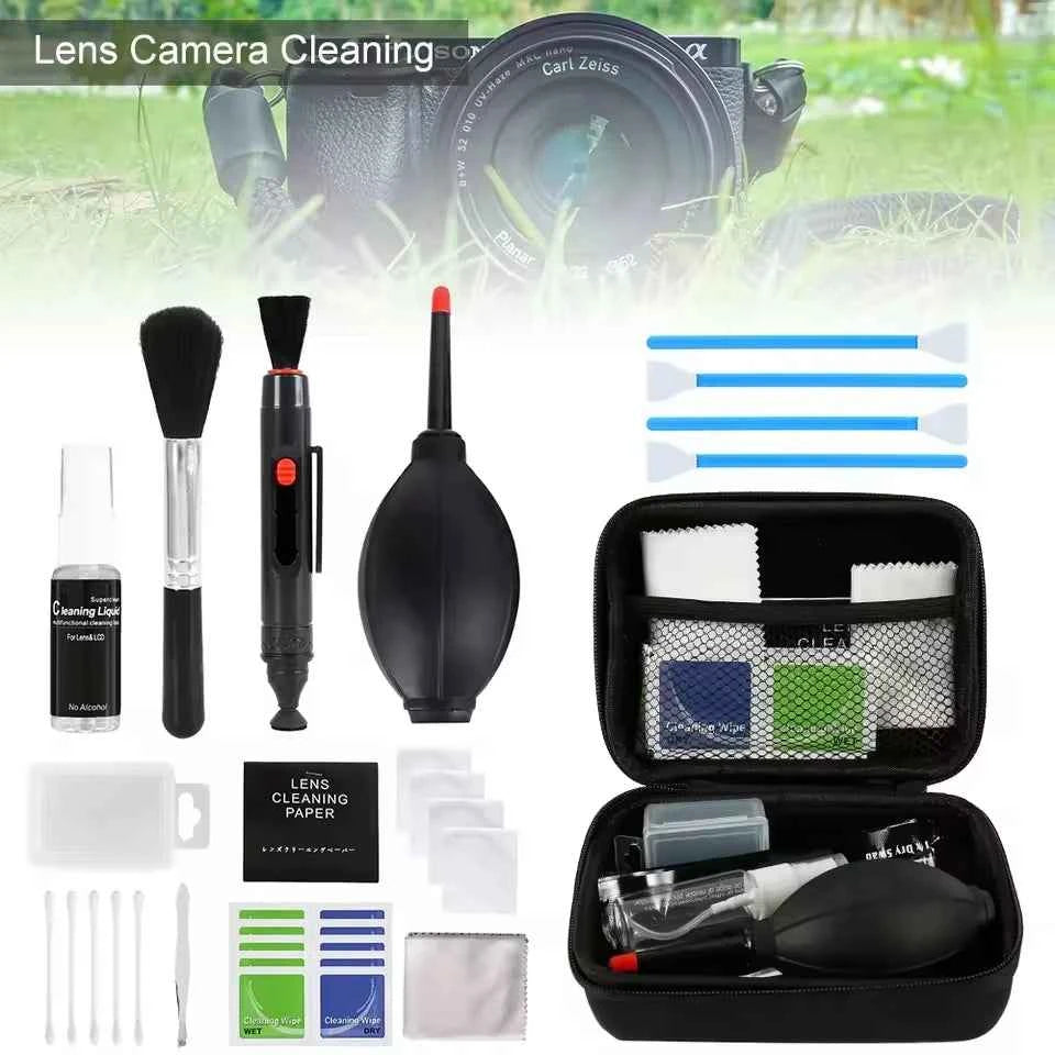 47-Piece Camera Cleaning Kit — DSLR Lens & Sensor Cleaning Set for Sony, Nikon, Canon & Fujifilm