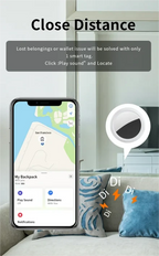 JSPTEC Bluetooth GPS Tracker – IPX5 Waterproof Find My Tracker for Kids, Elderly, Pets & Keys | iOS Compatible