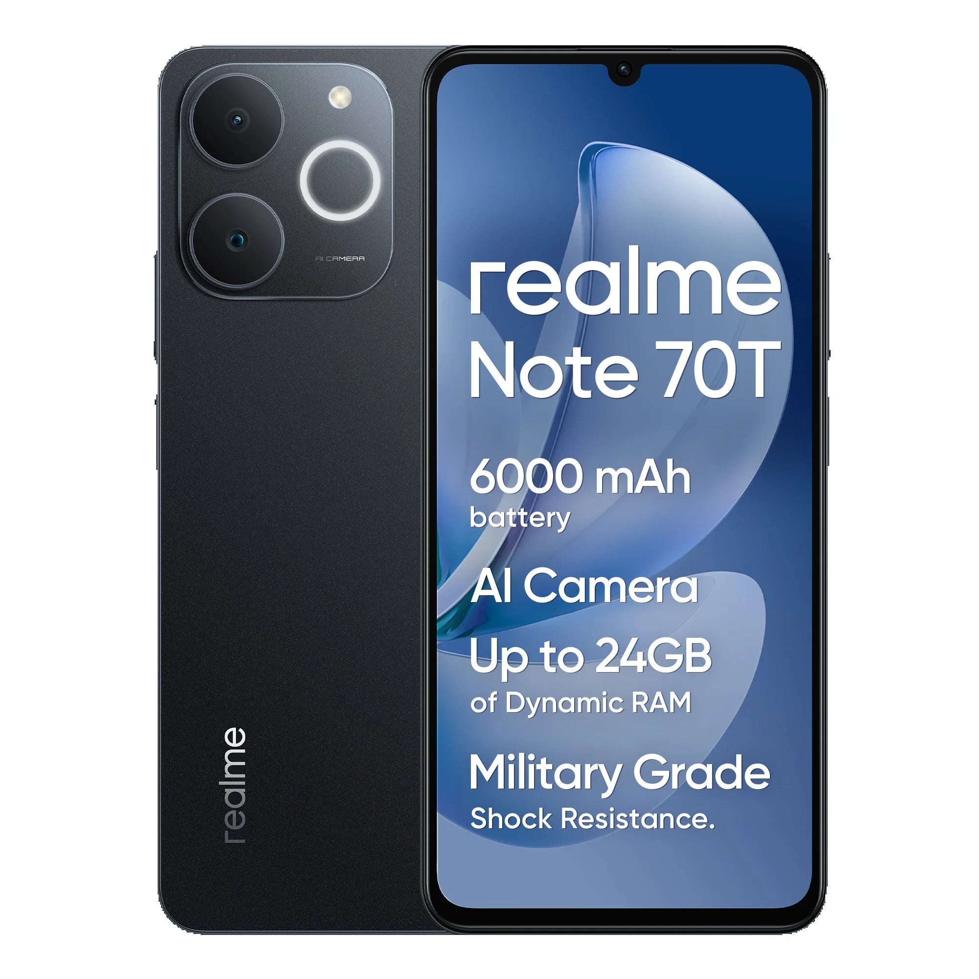 Realme Note 70T 4G Smartphone | 32MP Camera, 6000mAh, 6.75" 90Hz Display