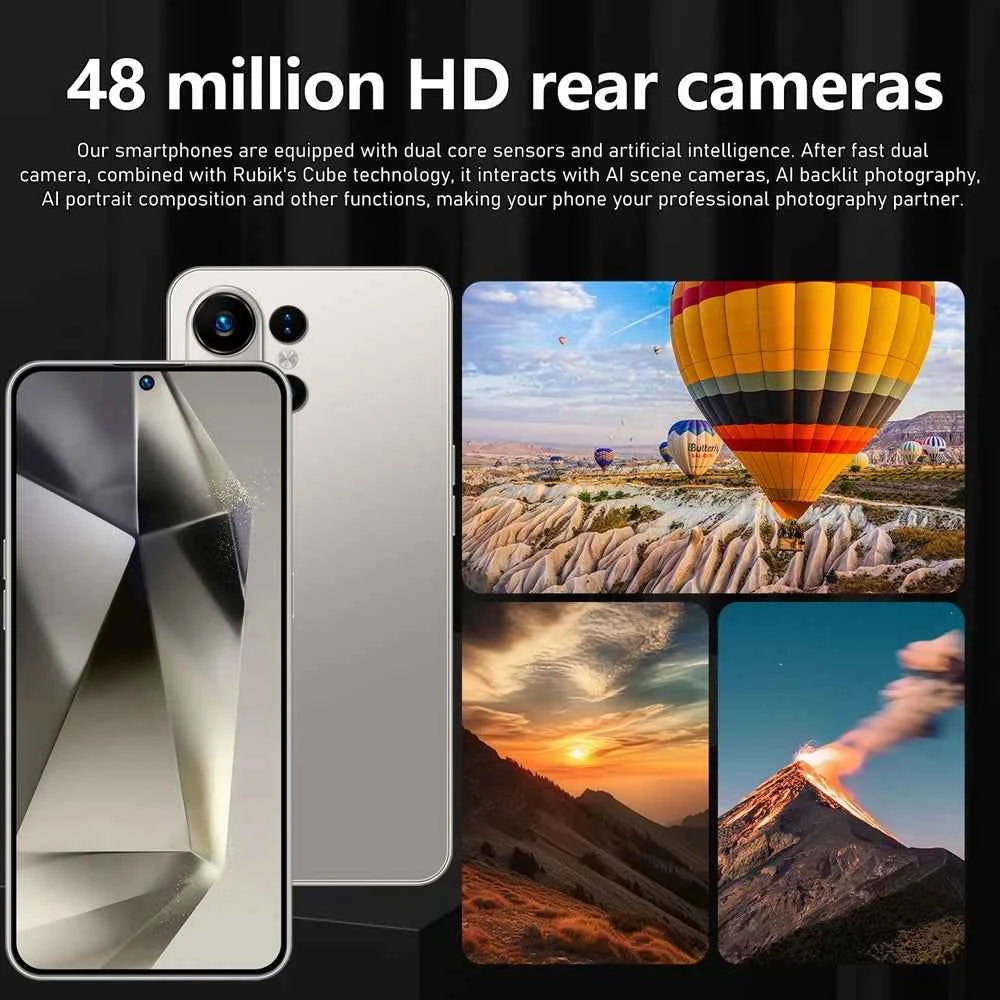K-Touch Camon 50 Pro Smartphone | 7.3" Display, 7800mAh, 48MP Camera, Android 15, 5G