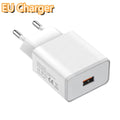 4-Port USB-C PD Fast Charger – Quick Charge 3.0 Type-C Adapter for iPhone 16/15, Samsung, Xiaomi & Huawei
