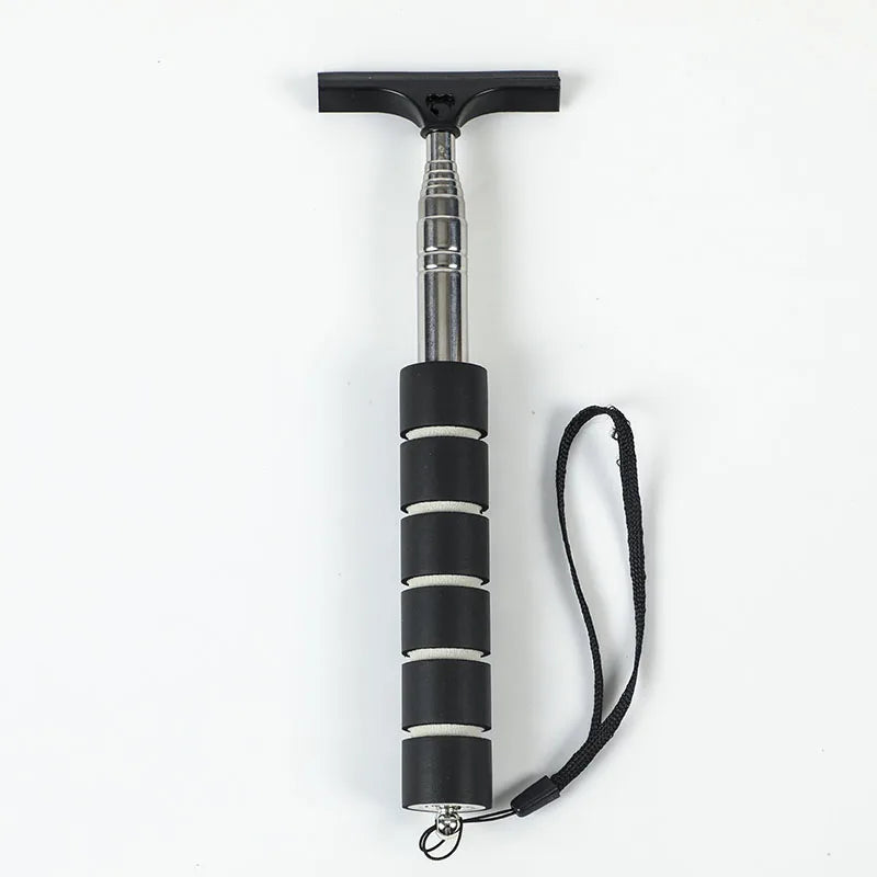 Telescopic Car Rearview Mirror Wiper – Handheld Glass Squeegee