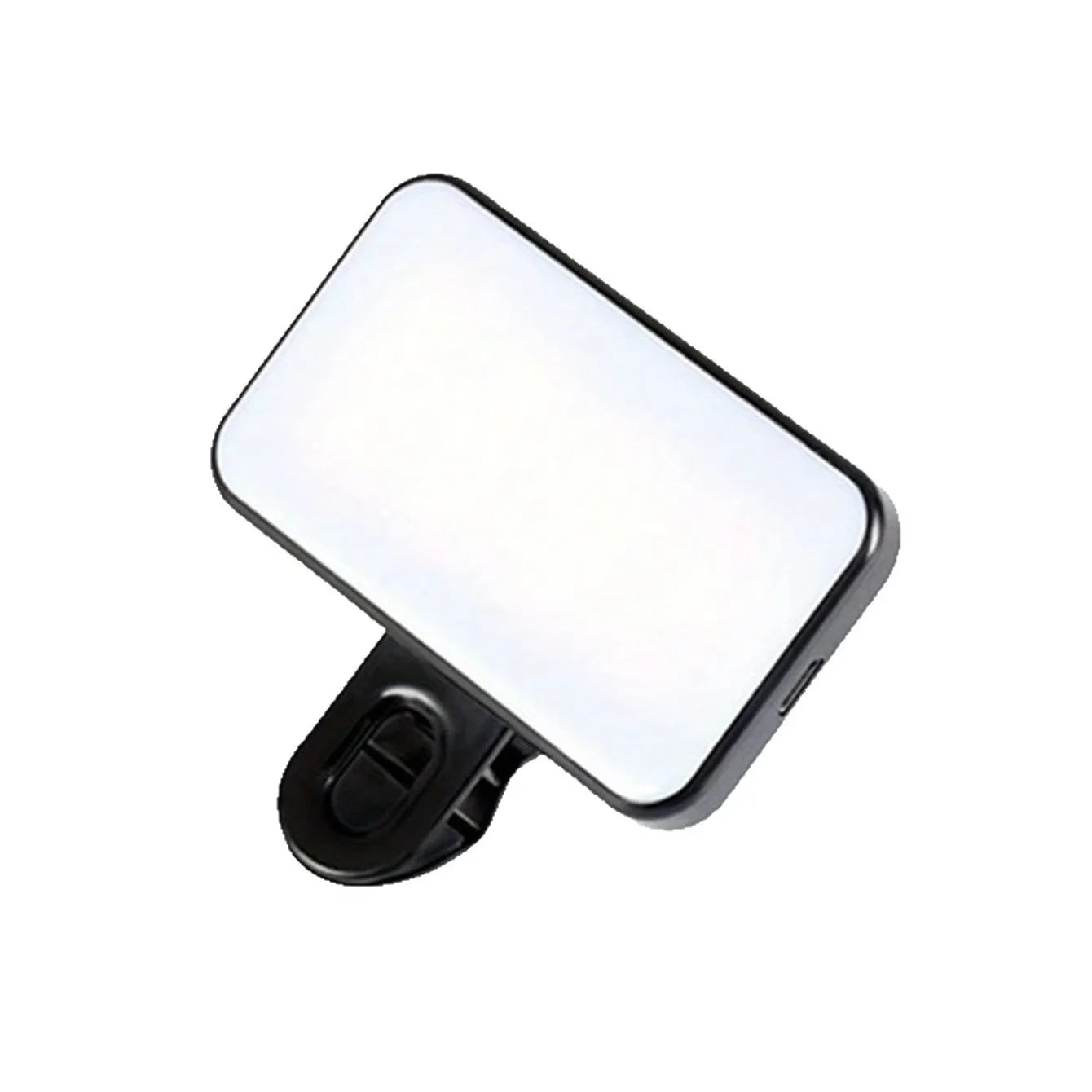 Portable Mini Selfie Fill Light – Rechargeable Clip-On LED with 3 Adjustable Brightness Modes for Phone & Computer