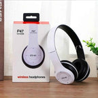 P47 Wireless Bluetooth Headphones – Foldable HiFi Bass Stereo with Microphone for Smartphones, TV & Gaming