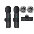 Rapuntek™ Wireless Lavalier Microphone with Noise Reduction – USB-C & iPhone | Live Streaming & Interviews