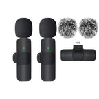 Rapuntek™ Wireless Lavalier Microphone with Noise Reduction – USB-C & iPhone | Live Streaming & Interviews