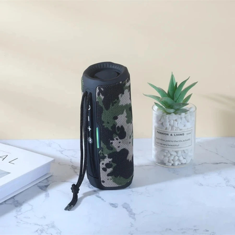 Portable Wireless Bluetooth Speaker – Subwoofer Bass, FM Radio, Hands-Free for Smartphones & Outdoor Use