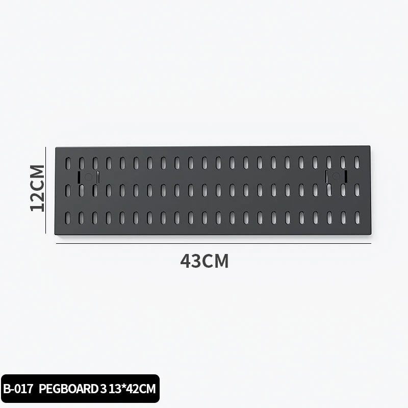 No-Drill Gaming Room Pegboard Wall Organizer – Controller, Headphone & Keyboard Storage Rack