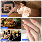 Portable Ring LED Selfie Light — Rabbit Cage Design | Live Streaming, Photography & Decoration