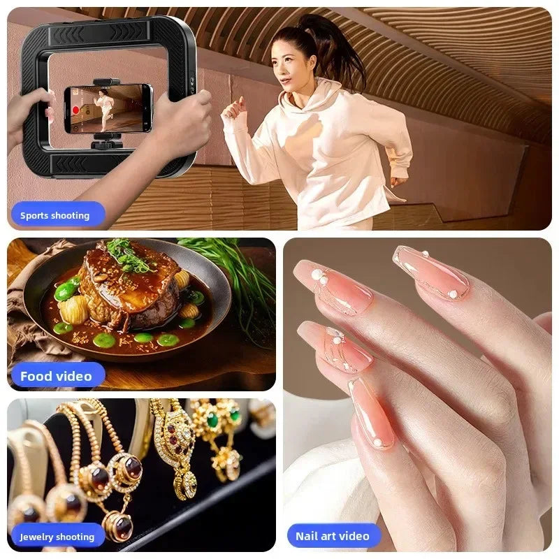 Portable Ring LED Selfie Light — Rabbit Cage Design | Live Streaming, Photography & Decoration