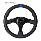 330mm Aluminium Racing Steering Wheel – 13" Flat Drift Simulation Universal Fit
