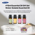 Rapuntek™ Wood Grain Aromatherapy Diffuser – USB Humidifier & Air Purifier with Essential Oil Set for Desk & Home
