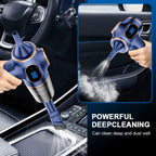 Wireless Car Vacuum Cleaner — 60W Handheld Mini Vacuum with HEPA Filter for Car, Home & Office