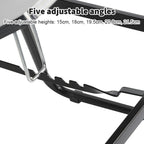 Adjustable Folding Laptop Desk with Cup Holder – 5 Height Levels