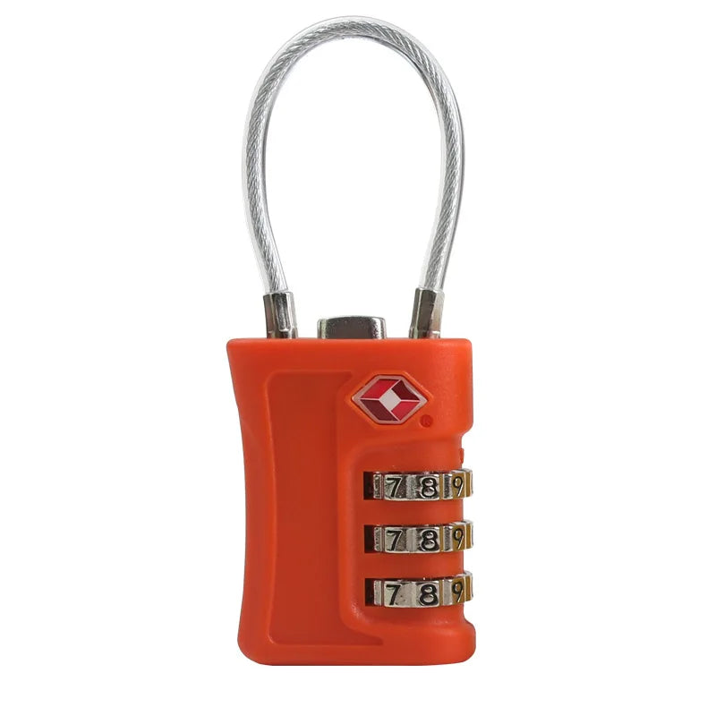 TSA Approved Travel Lock – 3-Digit Combination Zinc Alloy Luggage Lock