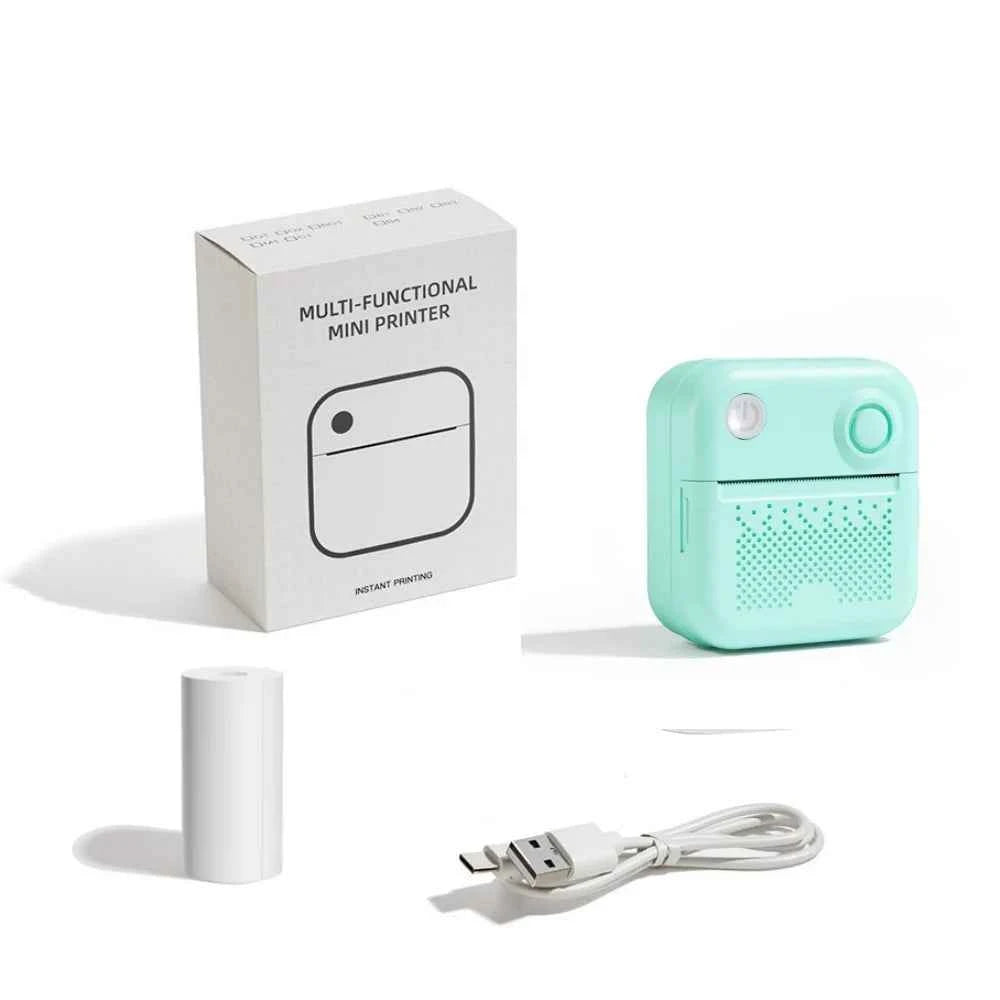 Dolewa D3 Mini Portable Thermal Printer — Bluetooth, Label & Photo Printing, No Ink Required