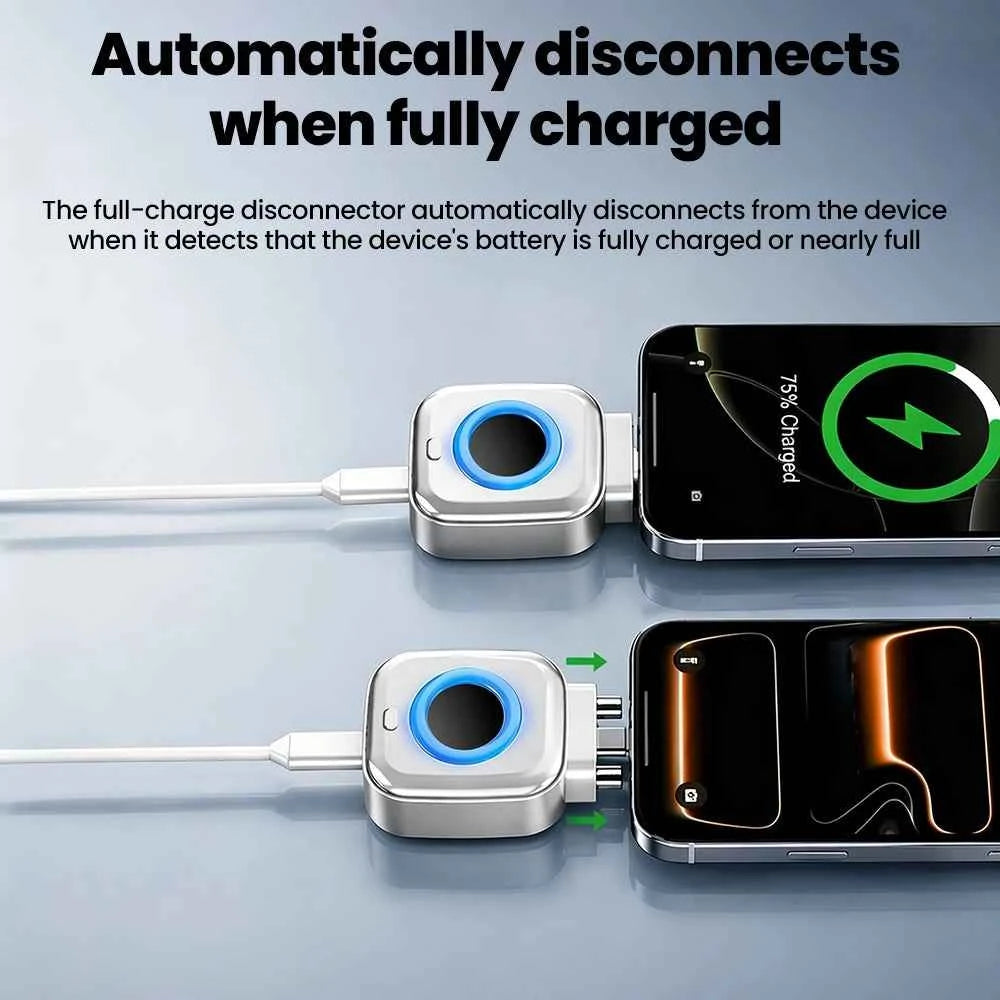 USB-C 140W Fast Charge Auto Cut-Off Adapter | Smart Full-Charge Disconnect