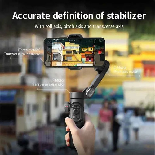 AOCHUAN SmartXE 3-Axis Gimbal Stabilizer — AI Face Tracking | iPhone & Android | Vlog & TikTok