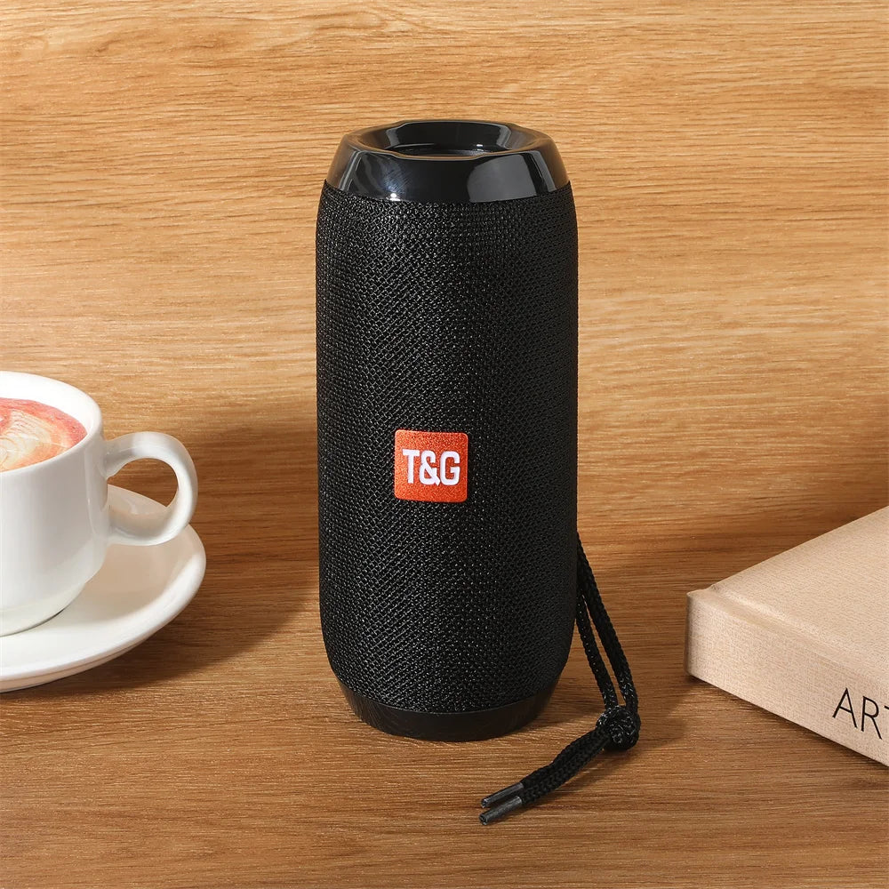 Portable Wireless Bluetooth Speaker – Subwoofer Bass, FM Radio, Hands-Free for Smartphones & Outdoor Use