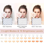LED Clip-On Selfie & Video Conference Light – 3 Lighting Modes for iPhone, Laptop & Camera