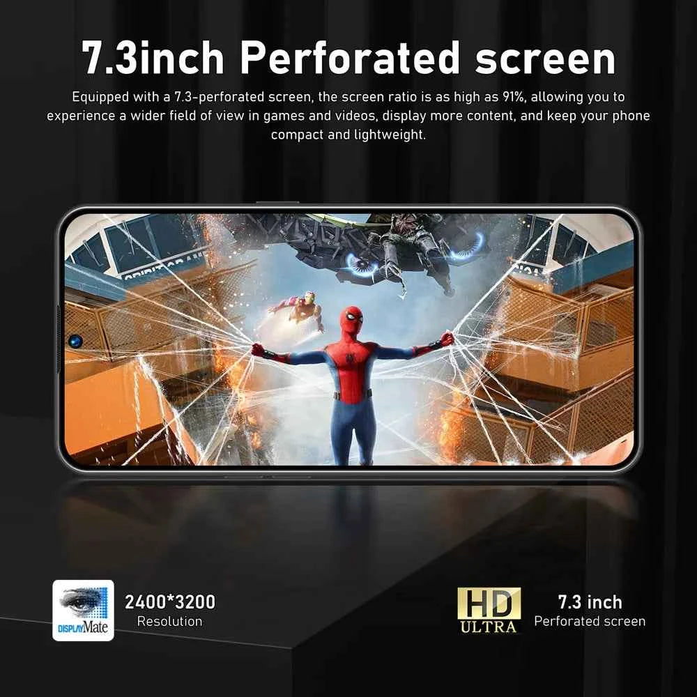 K-Touch Camon 50 Pro Smartphone | 7.3" Display, 7800mAh, 48MP Camera, Android 15, 5G