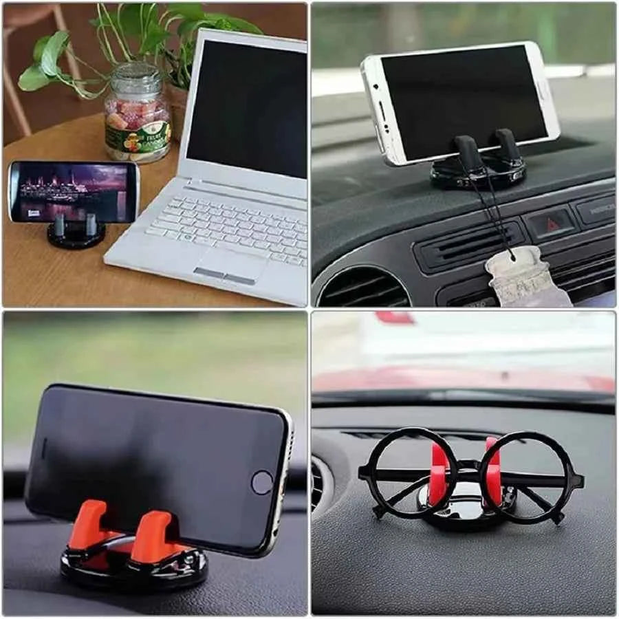 360° Rotatable Car Phone Holder – Universal Non-Slip GPS Dashboard Mount for All Smartphones
