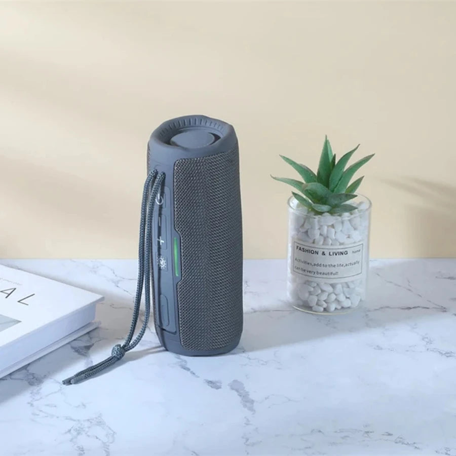Portable Wireless Bluetooth Speaker – Subwoofer Bass, FM Radio, Hands-Free for Smartphones & Outdoor Use