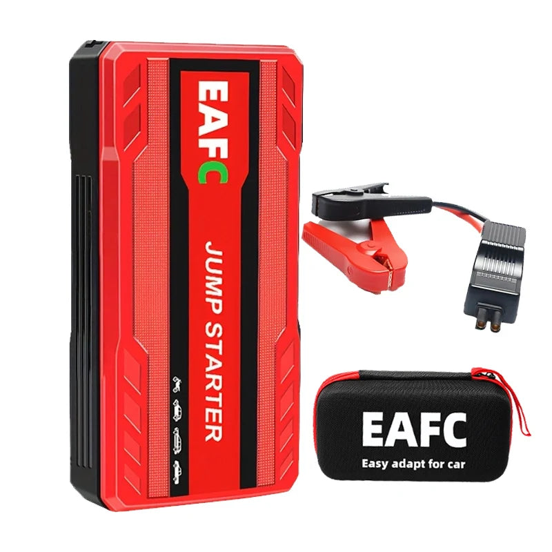 EAFC Car Jump Starter Power Bank – 600A 12V Auto Battery Booster with LED Light for Cars & Vehicles