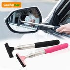 Telescopic Car Rearview Mirror Wiper – Handheld Glass Squeegee