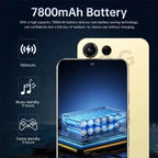 SMS 24 Ultra Smartphone | 7.3" HD+ Display, 7800mAh, 108MP Camera, Android 14