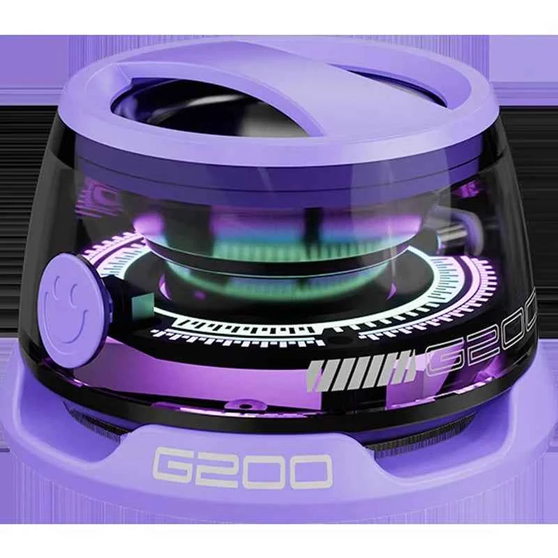 Outdoor Magnetic Bluetooth Speaker – Portable Mini Travel Stereo with RGB Light & Phone Holder for iOS & Android