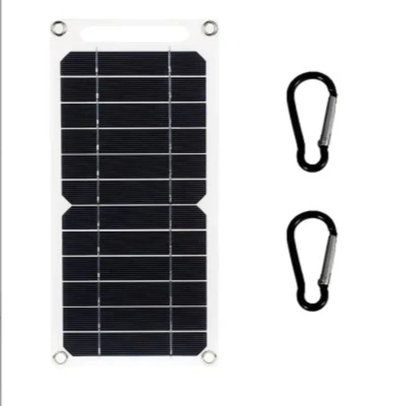 30W Waterproof Solar Charging Panel – 6.8V Portable USB Power Supply for Camping, Hiking & Mobile Devices
