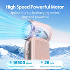 Mini Handheld Turbo Pocket Fan — 3600mAh, 6-Speed, LED Display for Outdoor & Travel