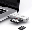 2-in-1 USB 3.0 Card Reader – High-Speed TF & SD Memory Card Adapter for PC & Laptop