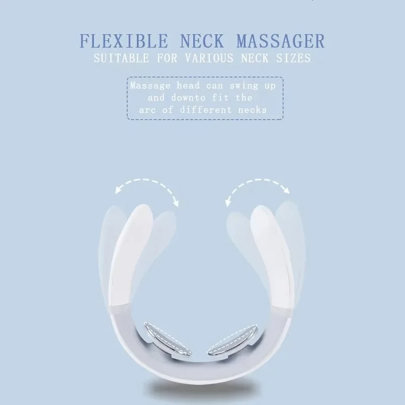 OREADEX Portable Neck & Cervical Spine Massager – Mini Electric Shoulder & Neck Relief Device
