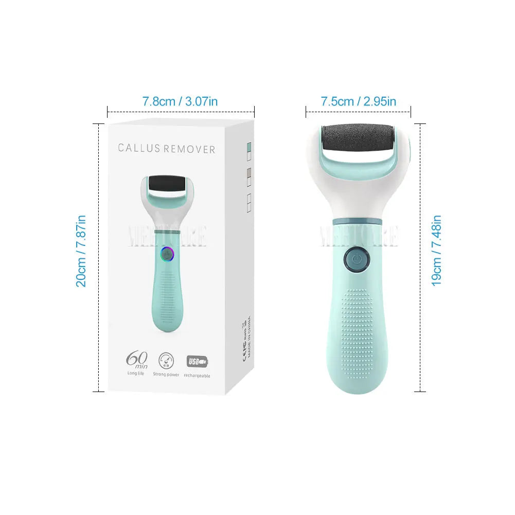 Electric Foot Grinder & Callus Remover — USB Rechargeable, Waterproof Grinding Head