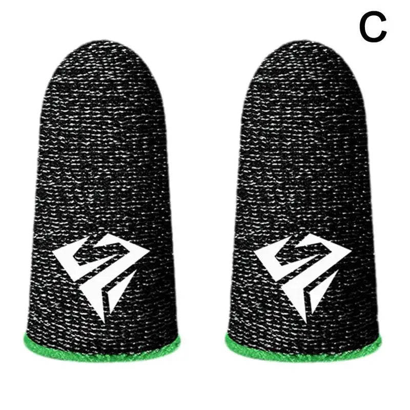 Esports Fingertip Sleeve Gloves – Kohlefaser Schweißfeste Anti-Rutsch Touchscreen-Fingerlinge für mobiles Gaming